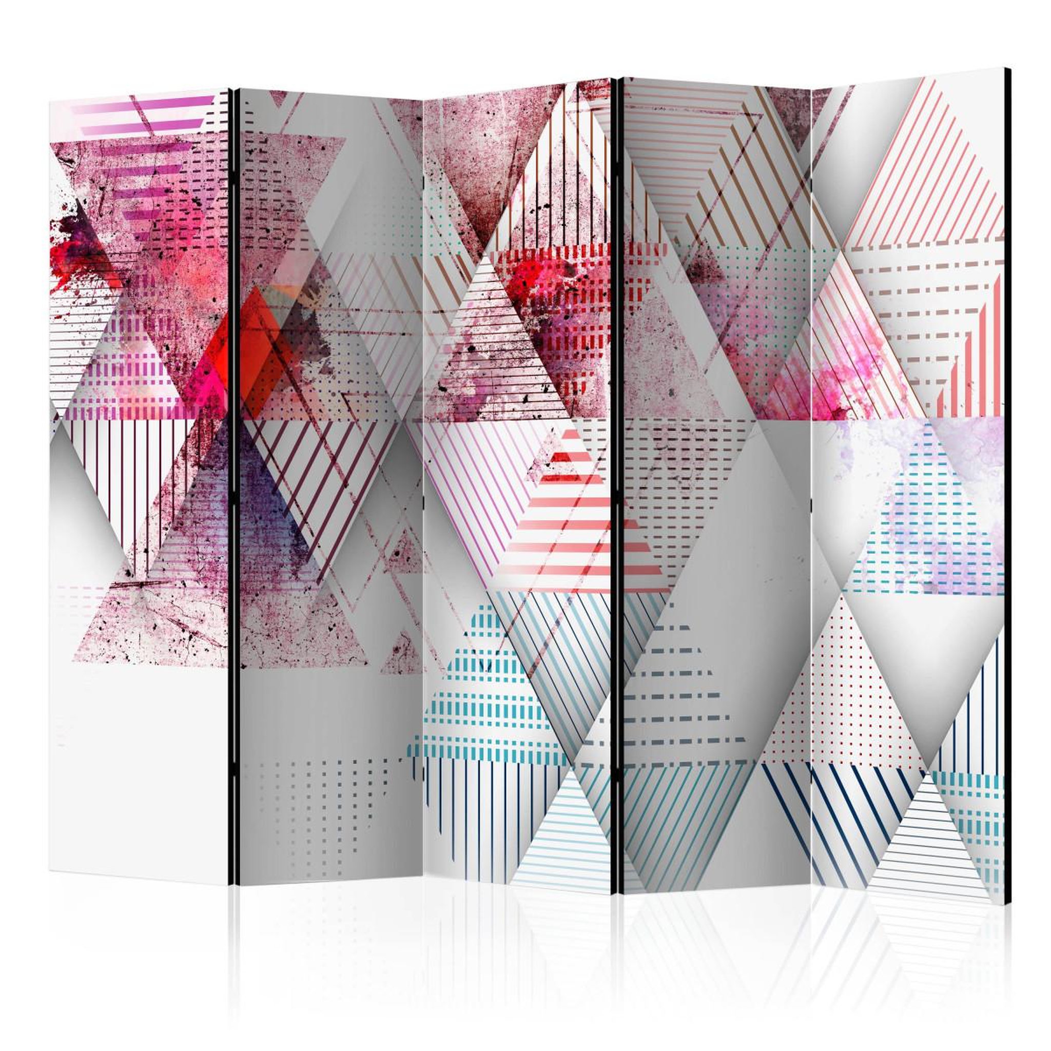 Paris Prix Paravent 5 volets  triangular world  172x225cm