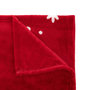 Voir la diapositive 4 : FEERIC LIGHT & CHRISTMAS Plaid de Noël motif Merry Christmas - 130 x 180 cm - Rouge