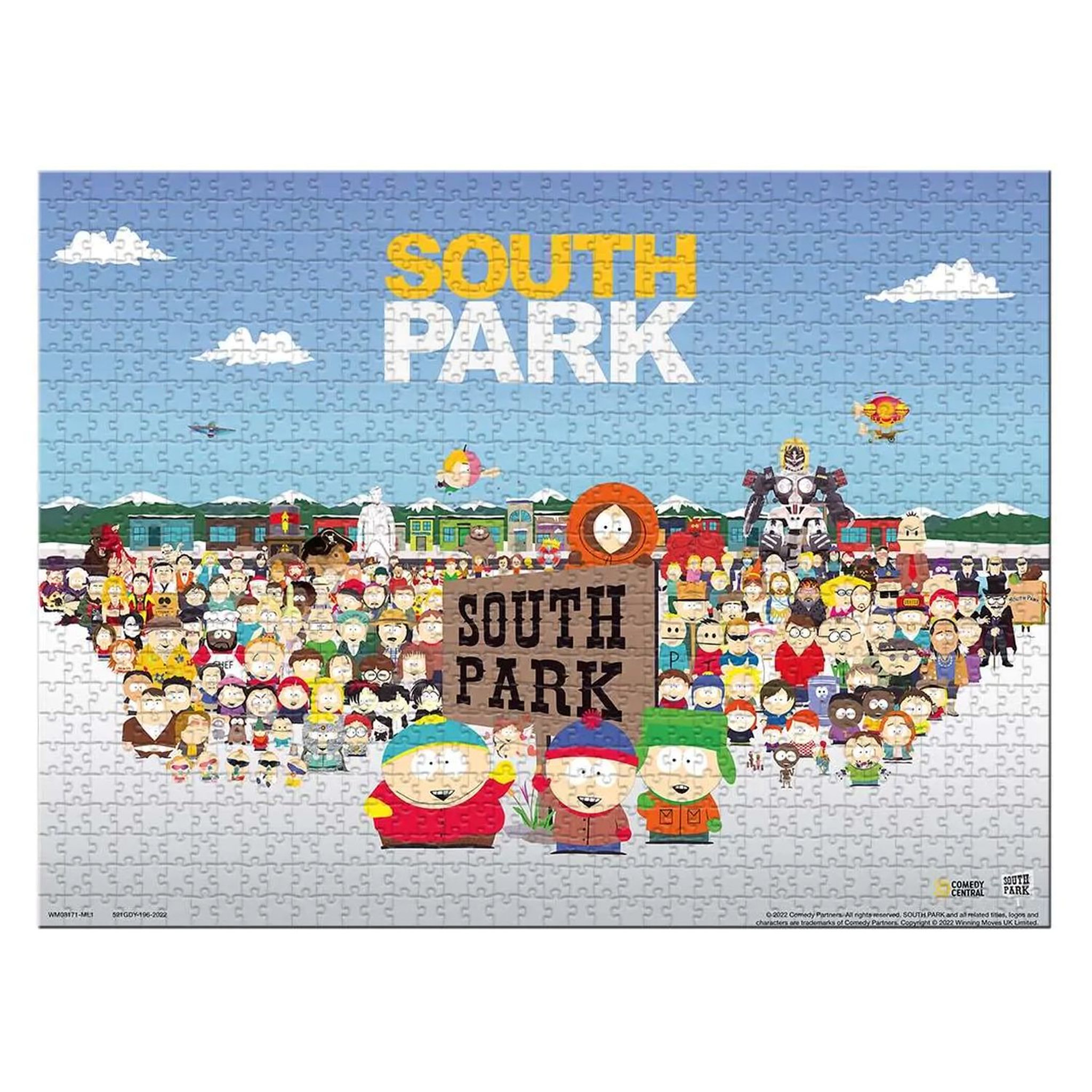 Voir la diapositive 4 :  WINNING MOVES Puzzle 1000 pièces South Park
