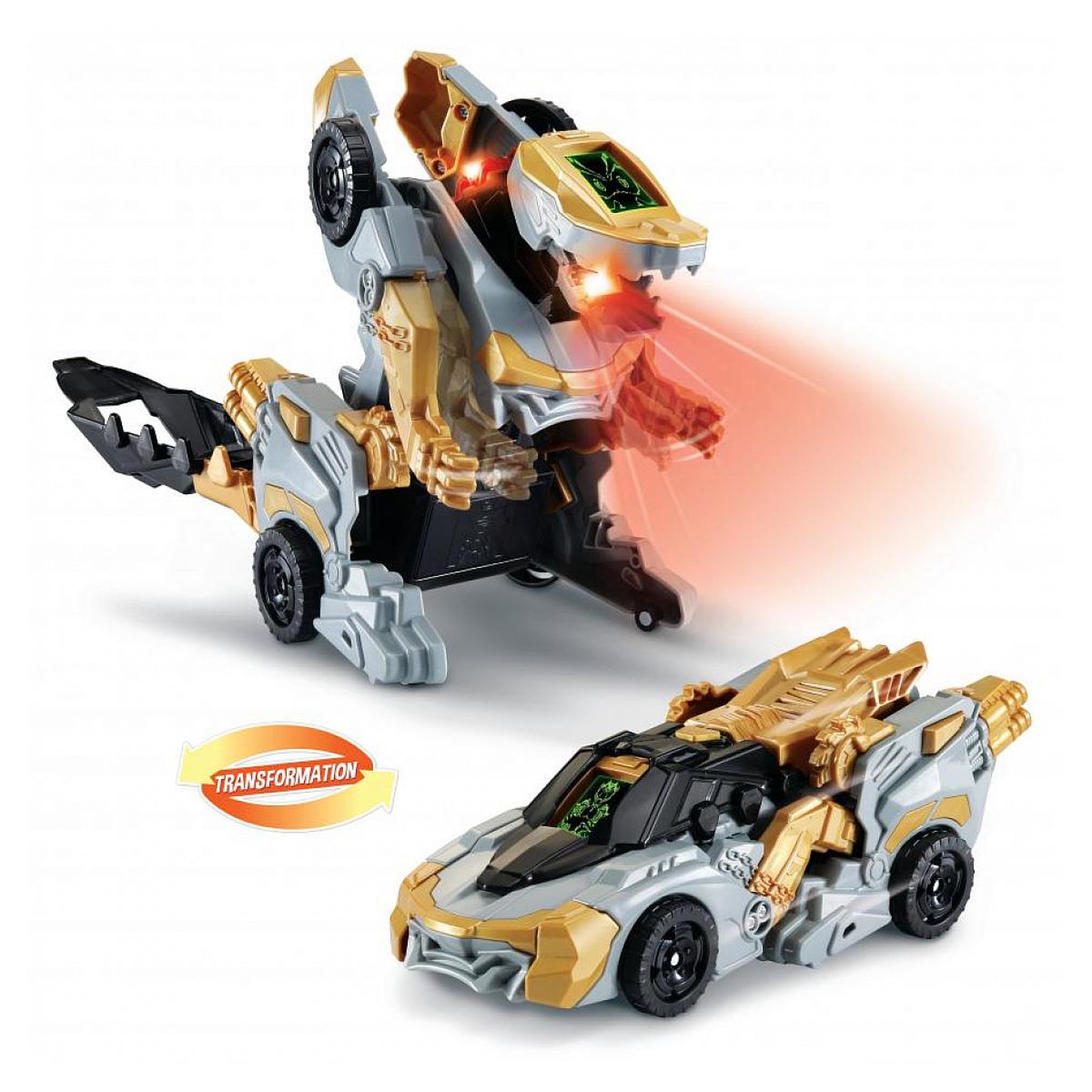 Voir la diapositive 2 : VTECH Switch  and  go dinos 1 click vulcanion lemega dragon