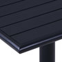 Voir la diapositive 4 : VIDAXL Table de jardin Noir 60x60x75 cm