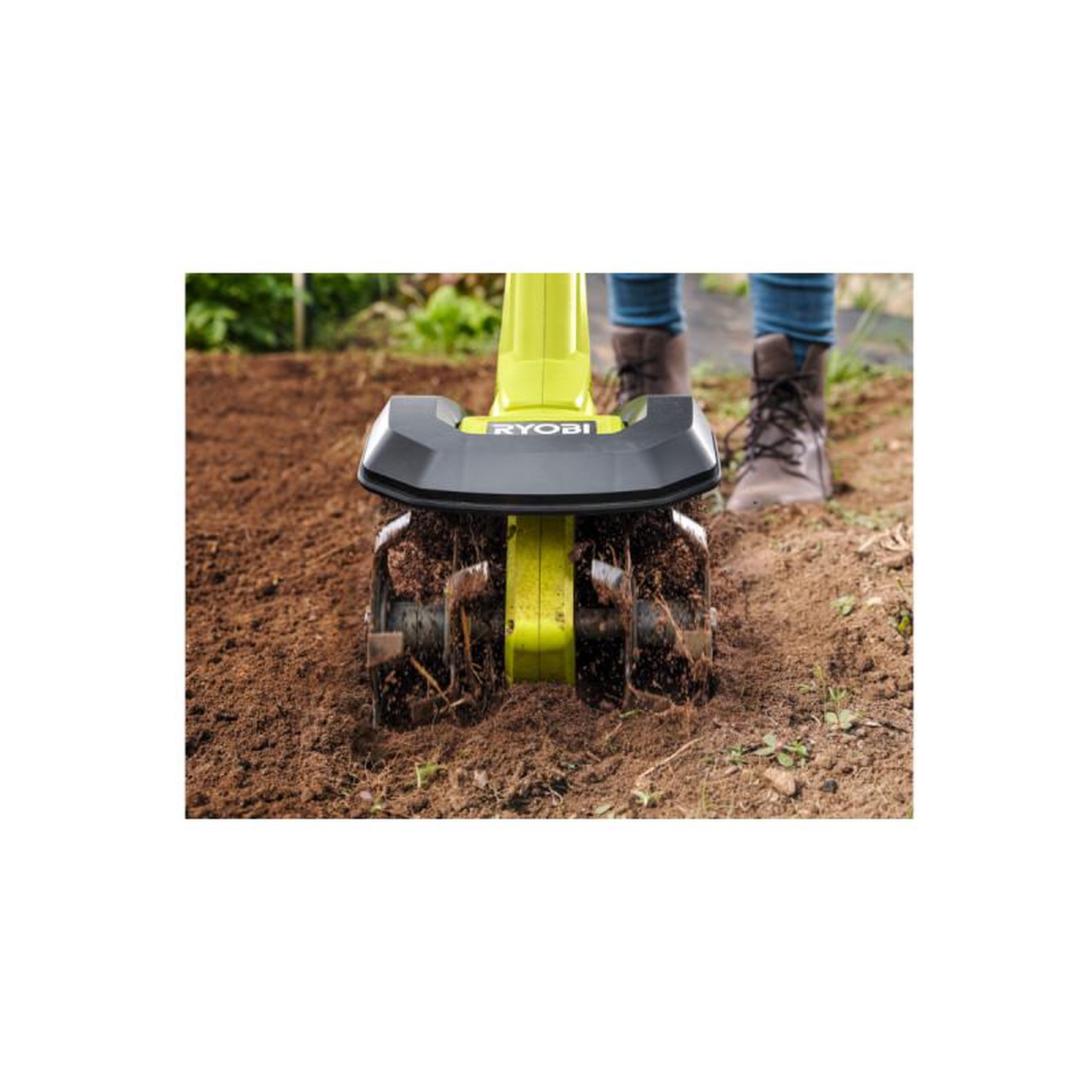 Voir la diapositive 2 : Ryobi Bineuse ryobi 18v one+ - sans batterie ni chargeur - ry18cva-0