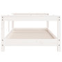 Voir la diapositive 4 : VIDAXL Cadre de lit pour enfant blanc 70x140 cm bois de pin massif