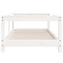 Voir la diapositive 4 : VIDAXL Cadre de lit pour enfant blanc 70x140 cm bois de pin massif