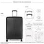 Voir la diapositive 2 : Delsey Valise rigide Départ TSA 65cm