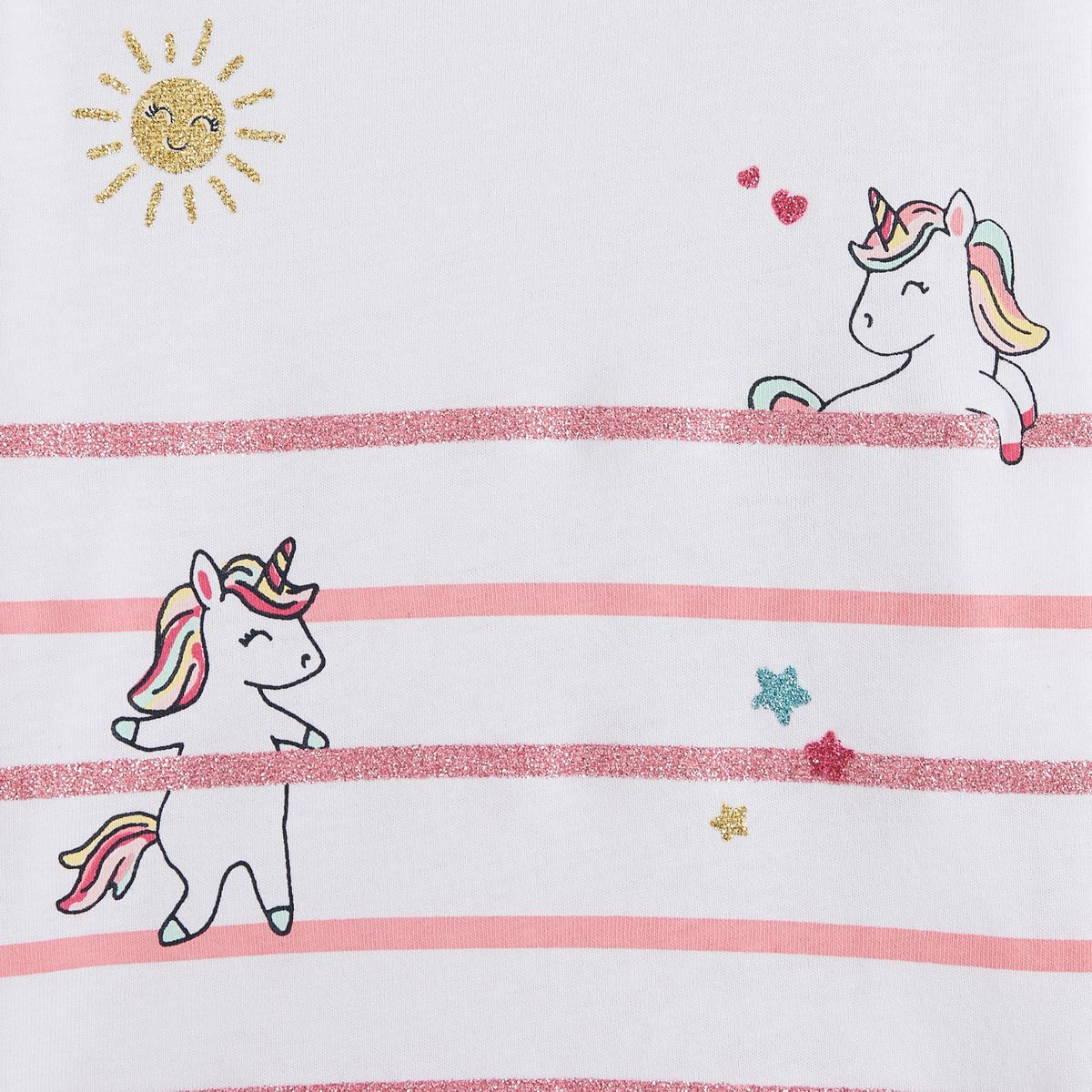 INEXTENSO T-shirt licorne manches longues bébé fille