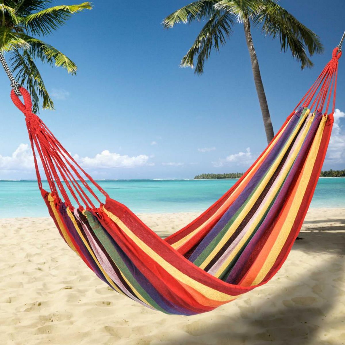 HI HI Hamac pour 1 personne Multicolore