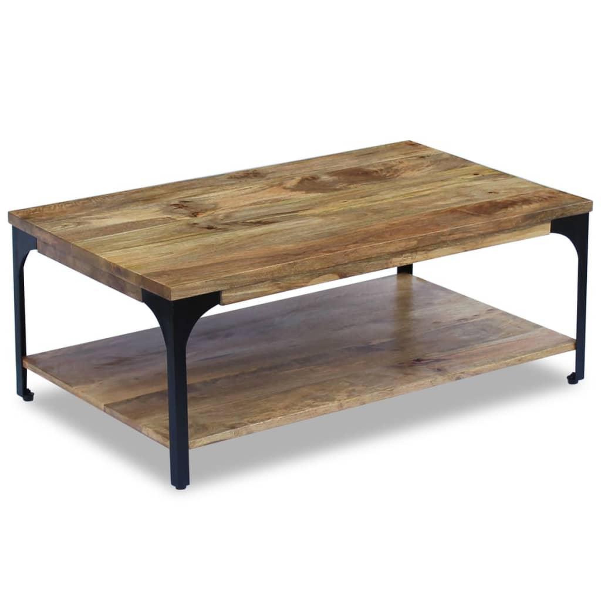 Voir la diapositive 1 : VIDAXL Table basse Bois de manguier 100x60x38 cm