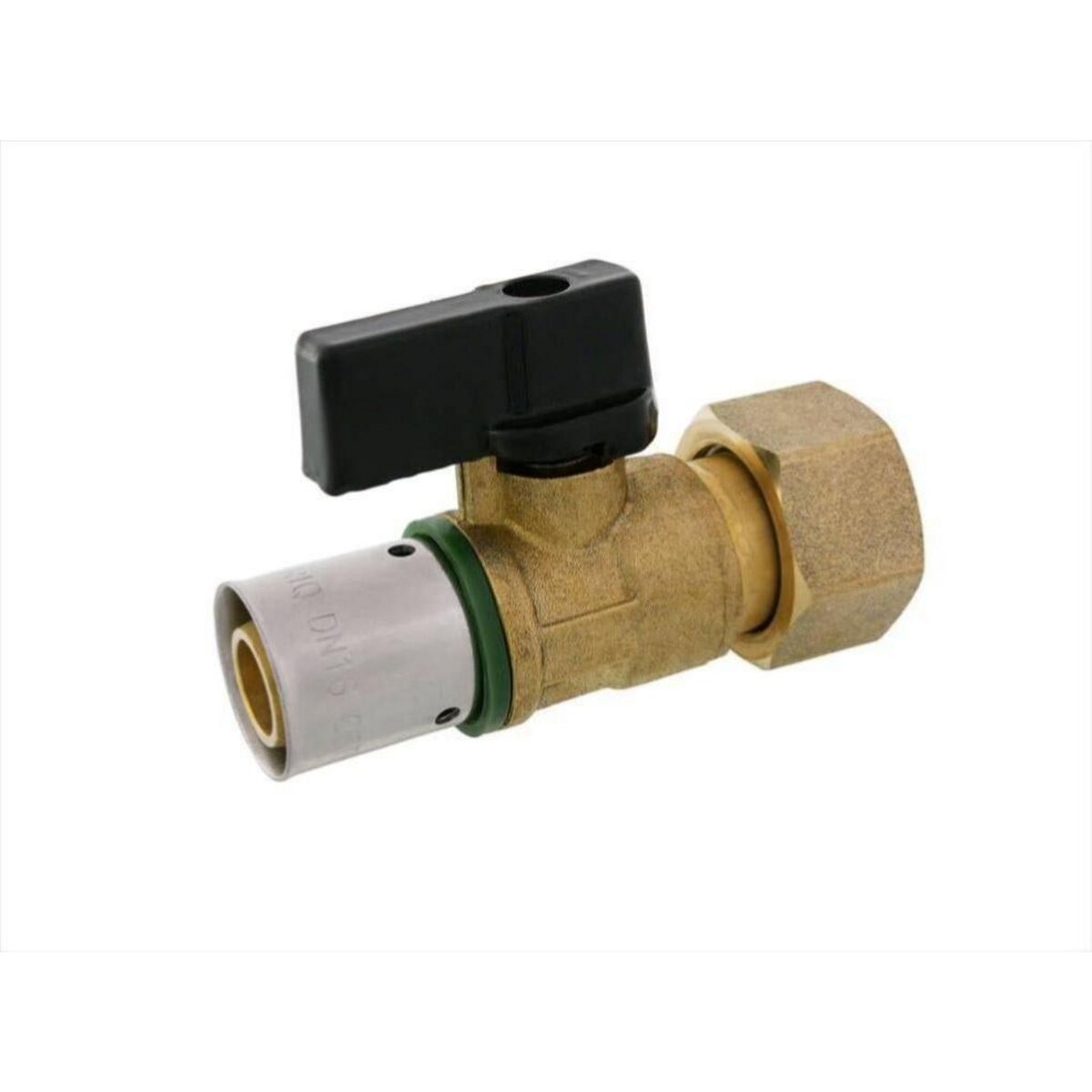 CENTRALE BRICO Vanne à écrou libre à sertir laiton F 15 x 21 pour tube en per