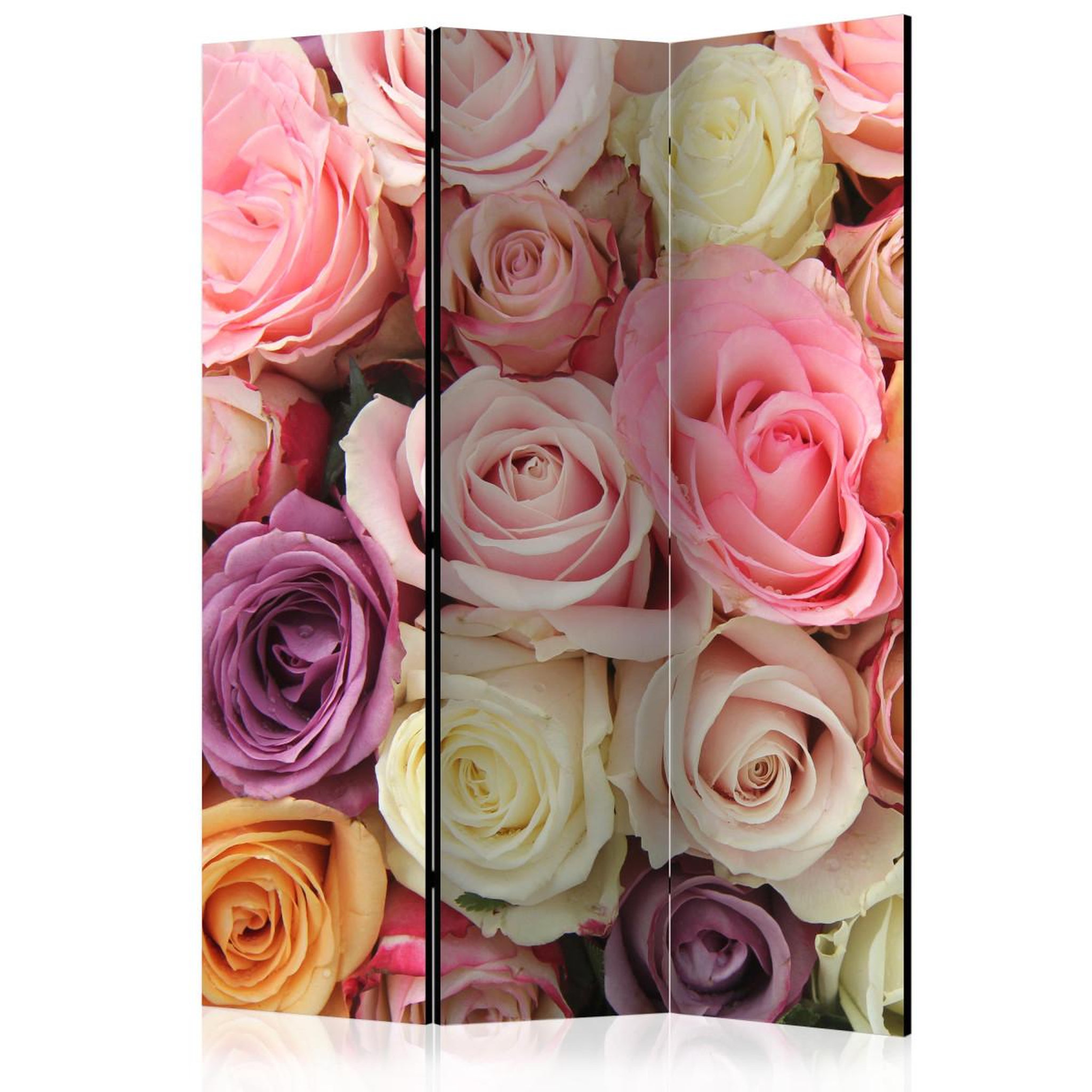 Paris Prix Paravent 3 volets  pastel roses  135x172cm