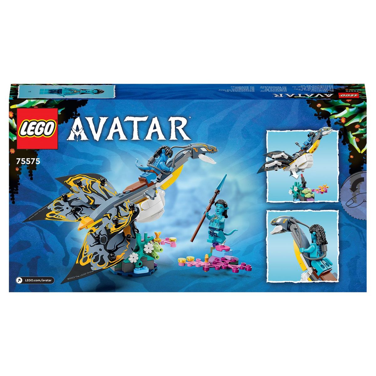 LEGO Avartar 75575 La découverte du l'Ilu, Jouet de Construction, La Voie de l'Eau, Figurine de Créature Sous-Marine
