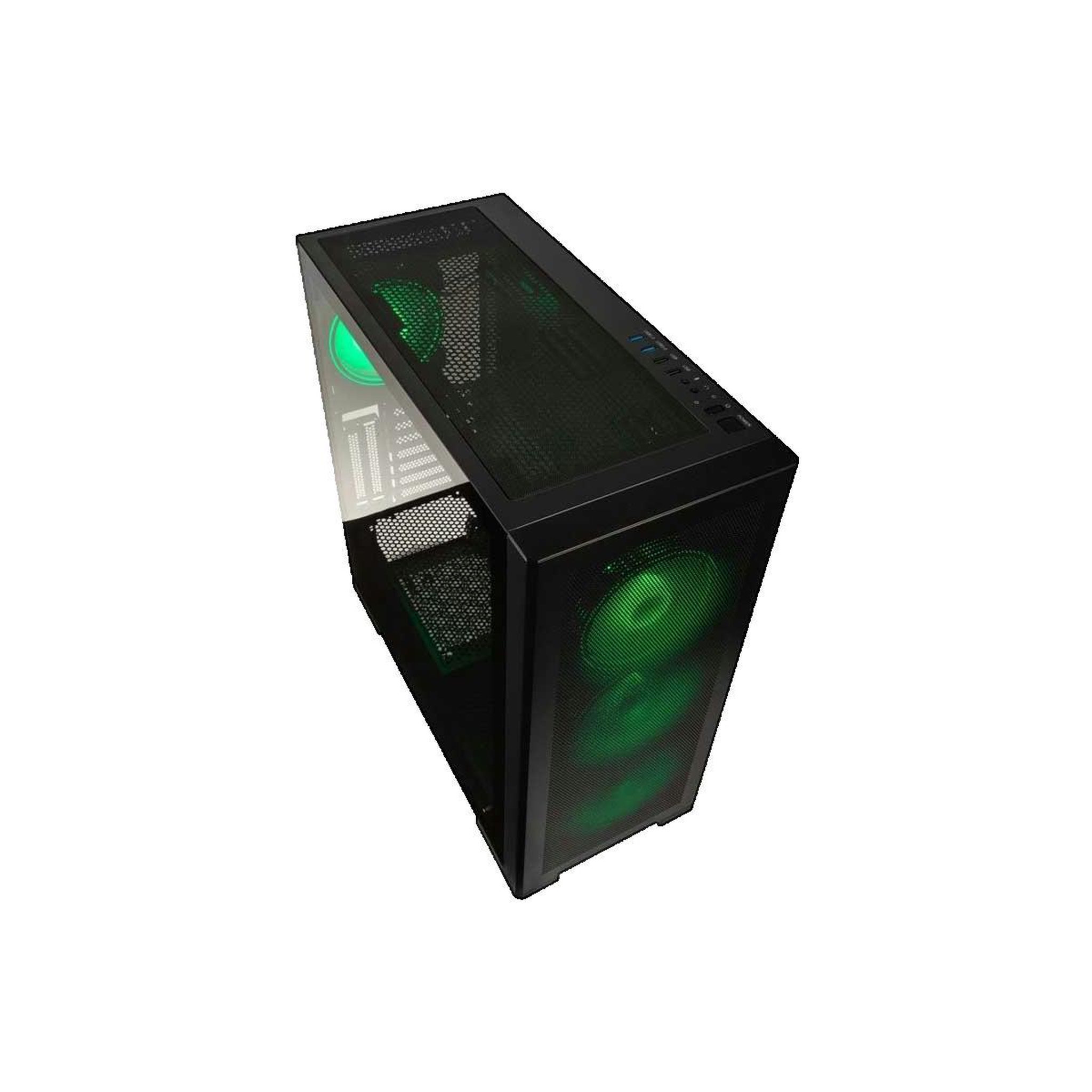 Voir la diapositive 3 : Kolink Boîtier PC Kolink Unity Meshbay ARGB Noir avec ventilation optimisée