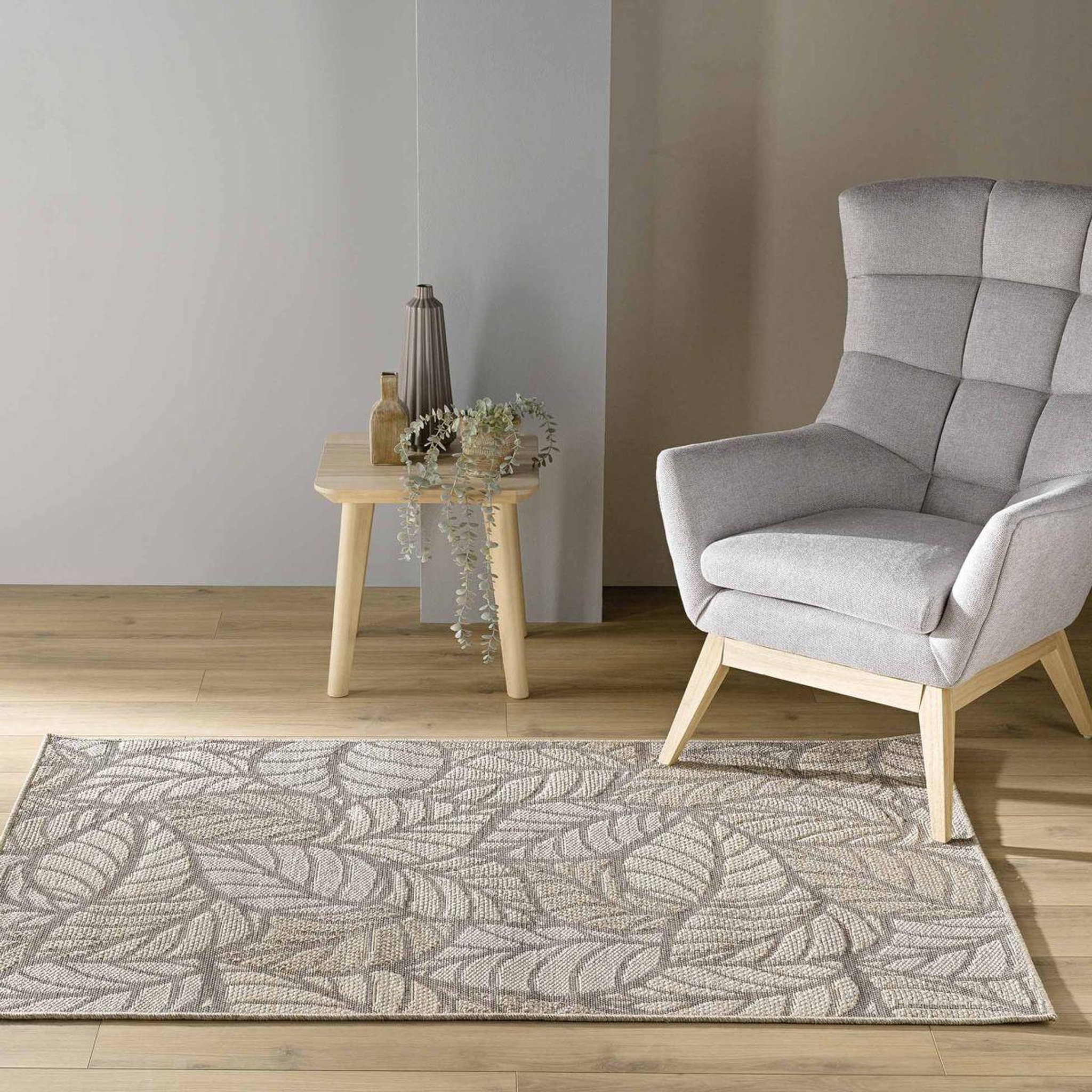 Voir la diapositive 5 : Douceur d'Intérieur Tapis déco tissé  vitalis  120x170cm naturel