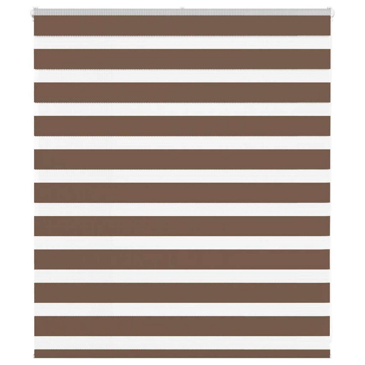 VIDAXL Store zebre marron 130x100cm largeur du tissu 125,9cm polyester