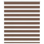VIDAXL Store zebre marron 130x100cm largeur du tissu 125,9cm polyester