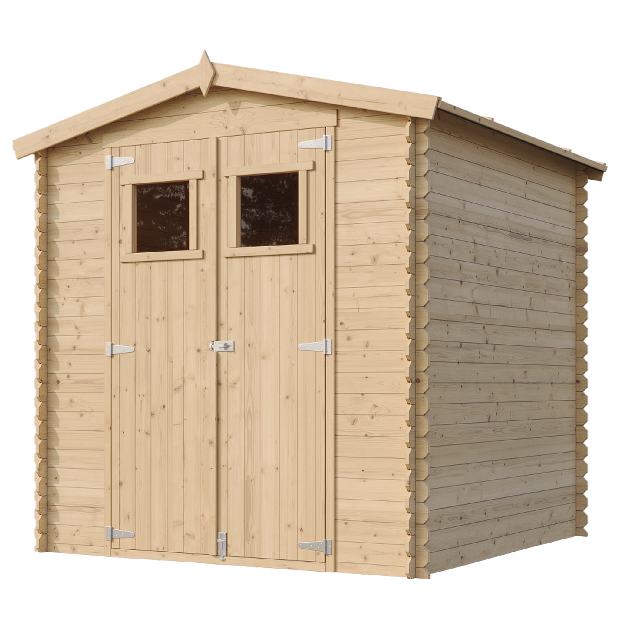 Voir la diapositive 3 : TIMBELA Abri de Jardin en Bois 3.53m² Cabanon Jardin Exterieur à Outils, avec sol imprégné M343+M343G