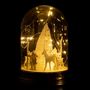 Voir la diapositive 3 : Paris Prix Cloche Déco à Led  Noël  23cm Blanc & Transparent