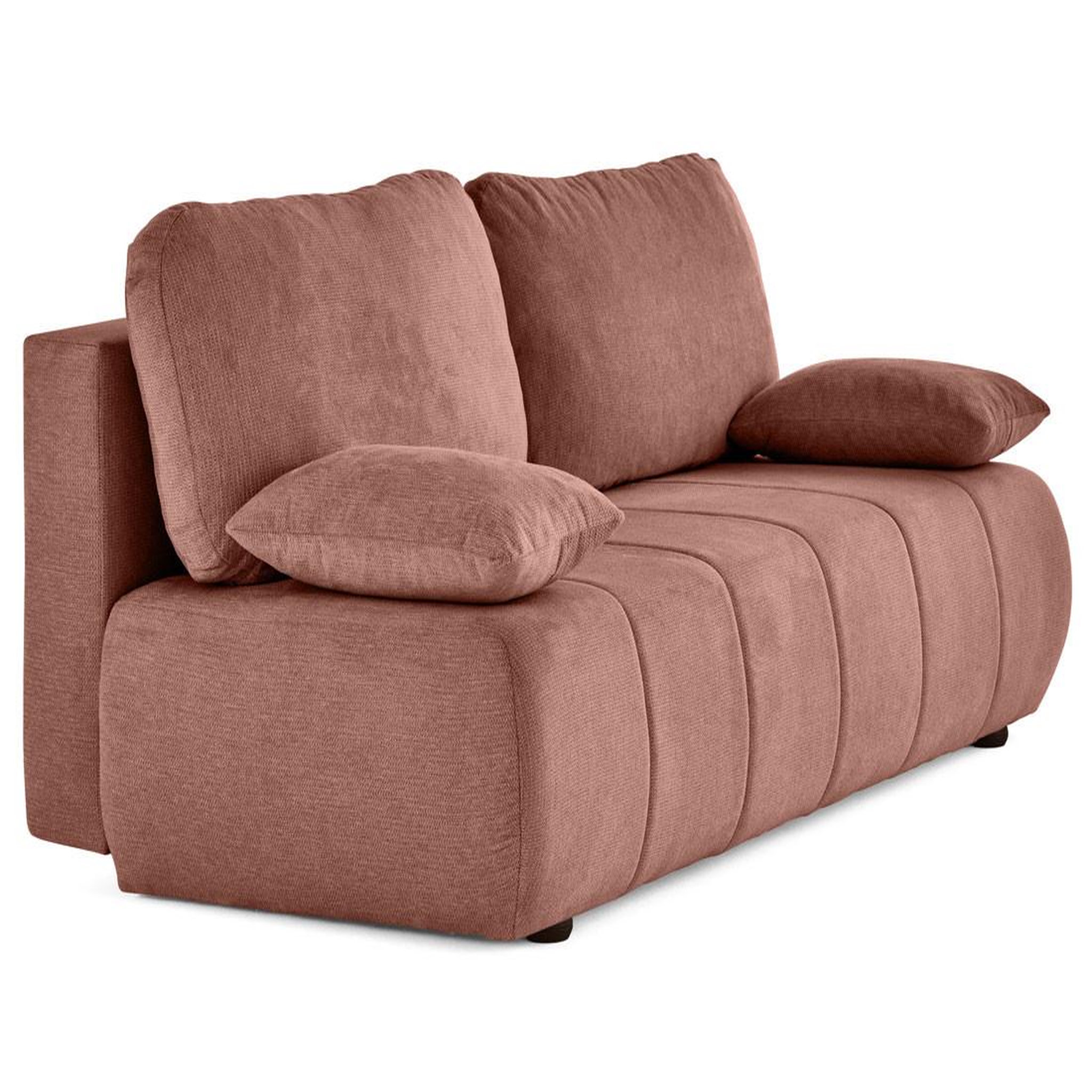 Voir la diapositive 5 : BEST MOBILIER Harper - canapé 3 places convertible avec coffre en tissu texturé