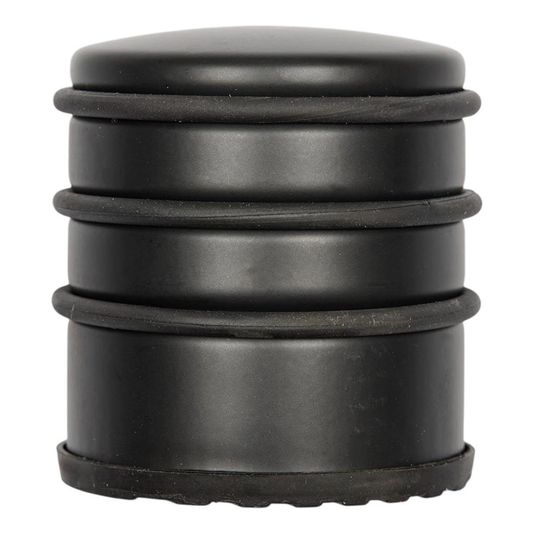Je cherche une idee Bloque porte en métal  uni  7cm noir