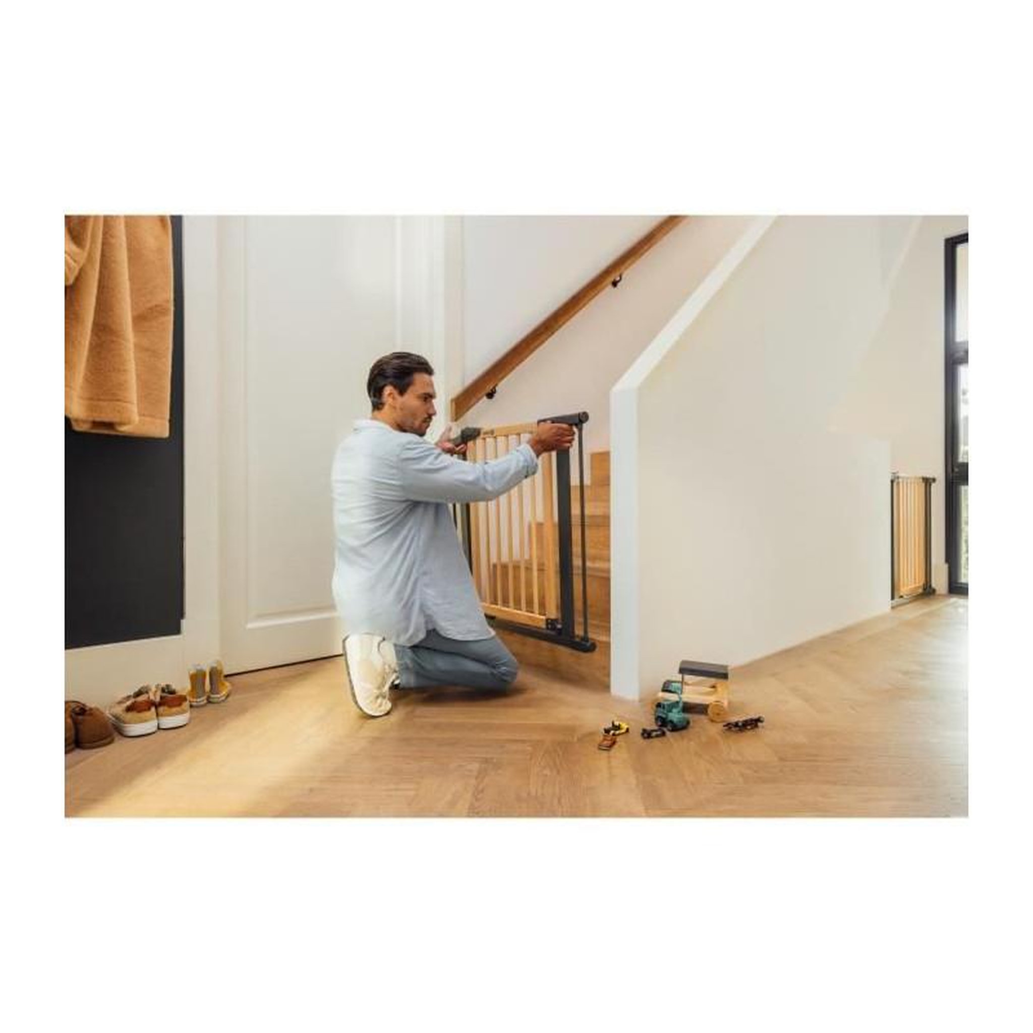 Voir la diapositive 3 : SAFETY FIRST SAFETY 1ST SIMPLY CLOSE WOOD & METAL 7 CM EXTENSION
