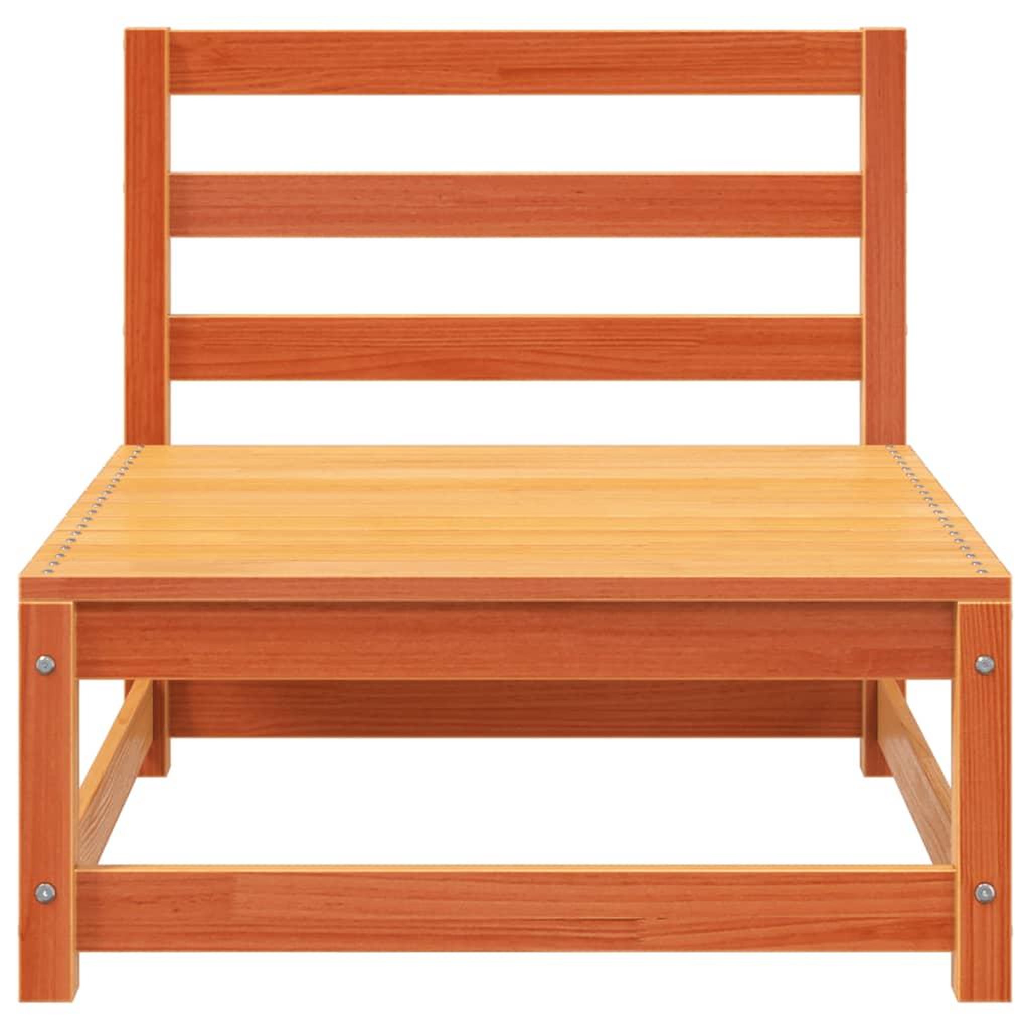 Voir la diapositive 5 : VIDAXL Canapes de jardin cire marron 2 pcs bois de pin massif