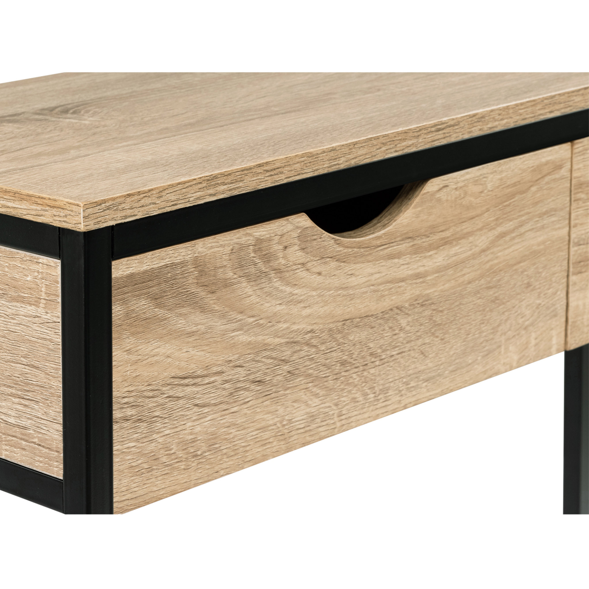 Voir la diapositive 3 : ID MARKET Console 2 tiroirs detroit design industriel