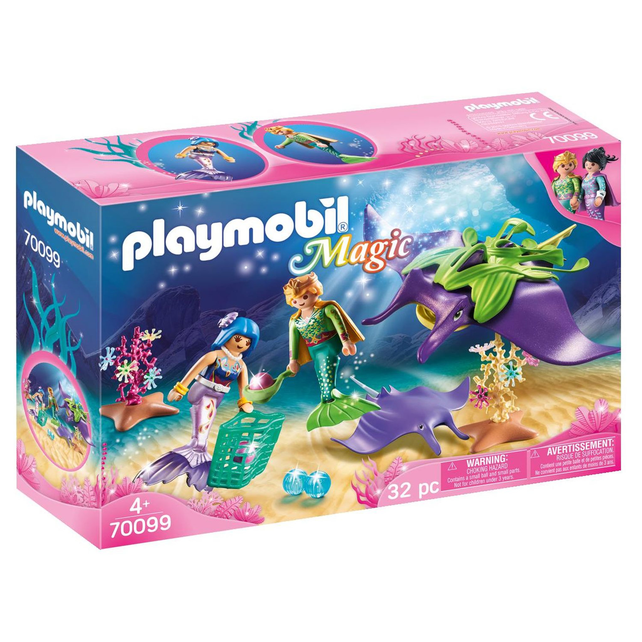 PLAYMOBIL 70099 - Magic - Chercheurs de perles et raies