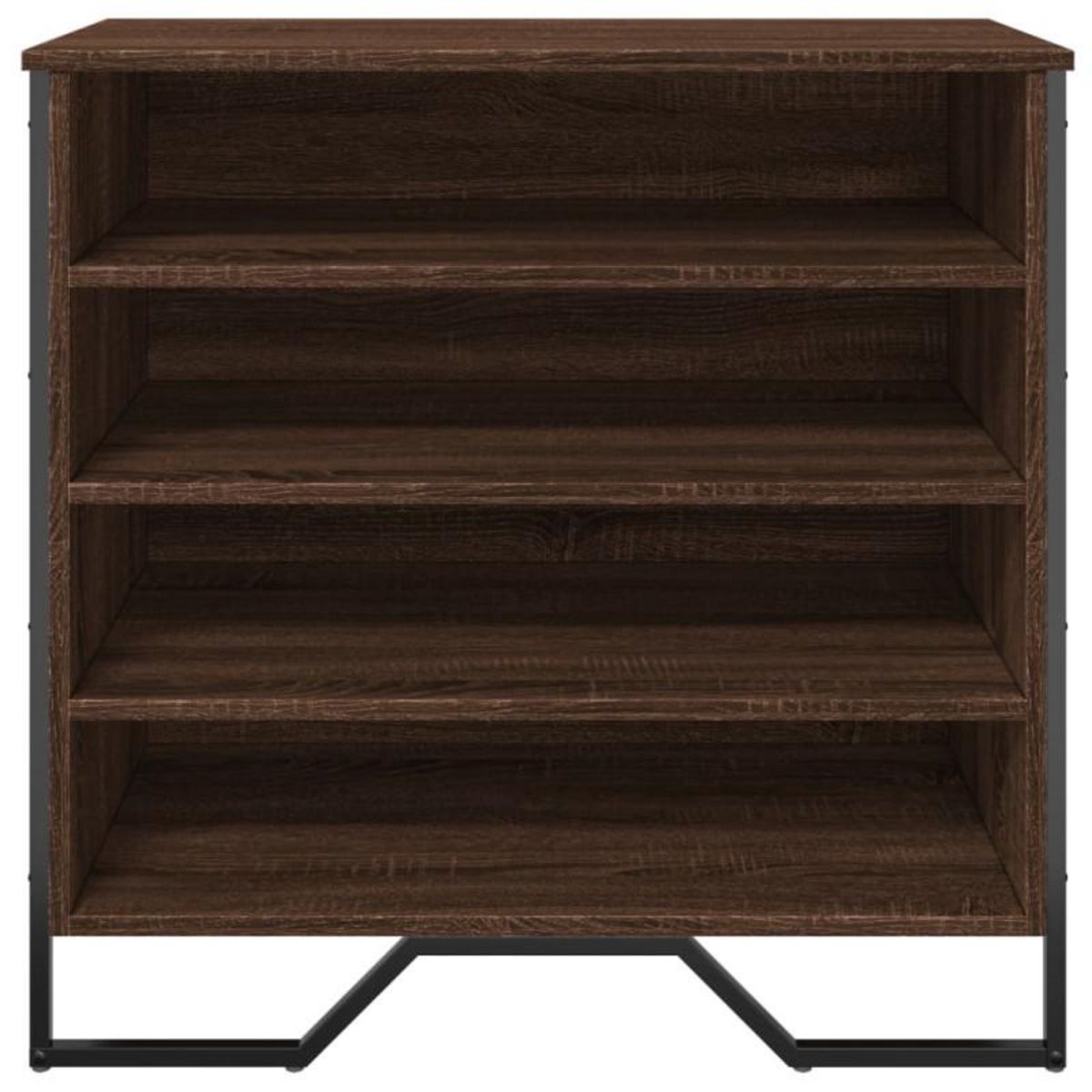 VIDAXL Armoire à chaussures chêne marron 80x38x78 cm bois d ingénierie