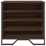 Voir la diapositive 4 : VIDAXL Armoire à chaussures chêne marron 80x38x78 cm bois d ingénierie