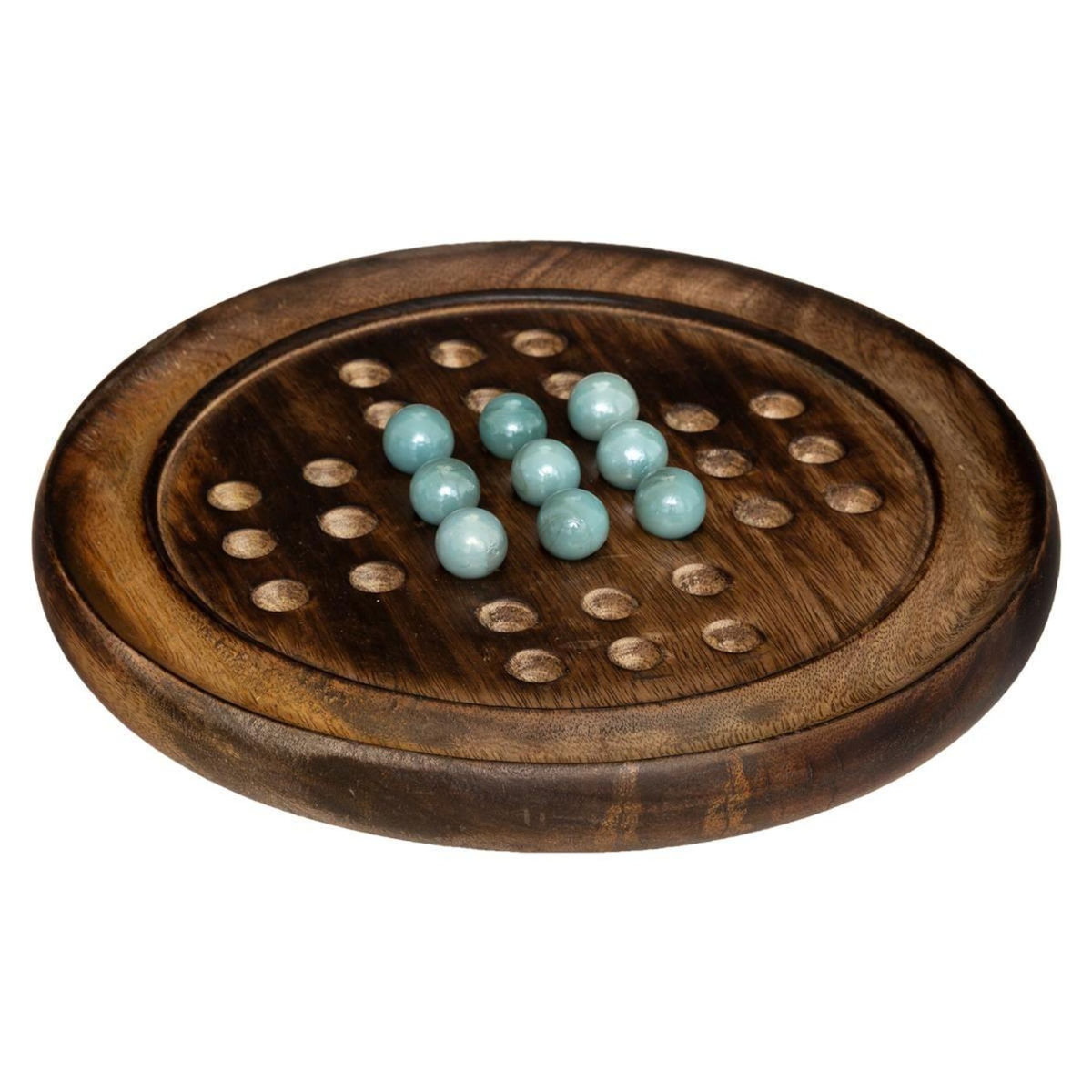 ATMOSPHERA Jeu de Société en Bois  Solitaire  22cm Naturel