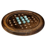 ATMOSPHERA Jeu de Société en Bois  Solitaire  22cm Naturel