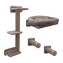 Voir la diapositive 1 : KERBL Mur d'escalade pour chats - KERBL - MONTE ALPI - 8 pieces - Gris - Tour d'escalade