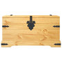 Voir la diapositive 4 : VIDAXL Coffre de rangement Pin mexicain Gamme  91x49,5x47 cm