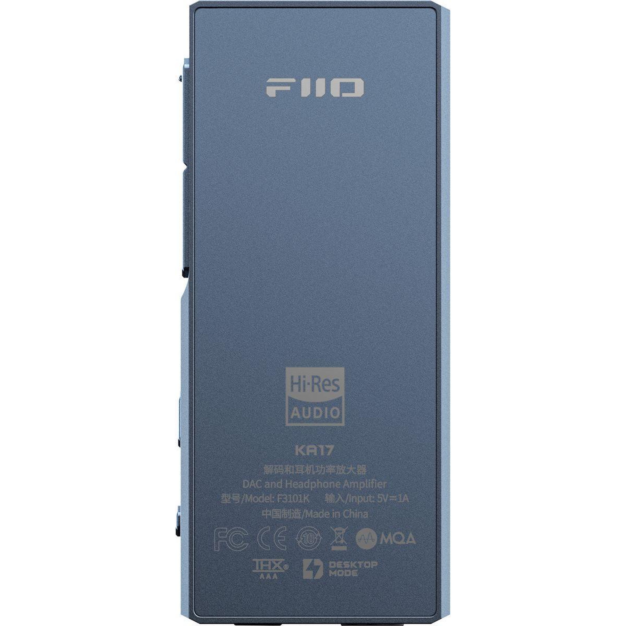 Voir la diapositive 5 : FIIO DAC audio Ampli portable KA17 USB-C Bleu