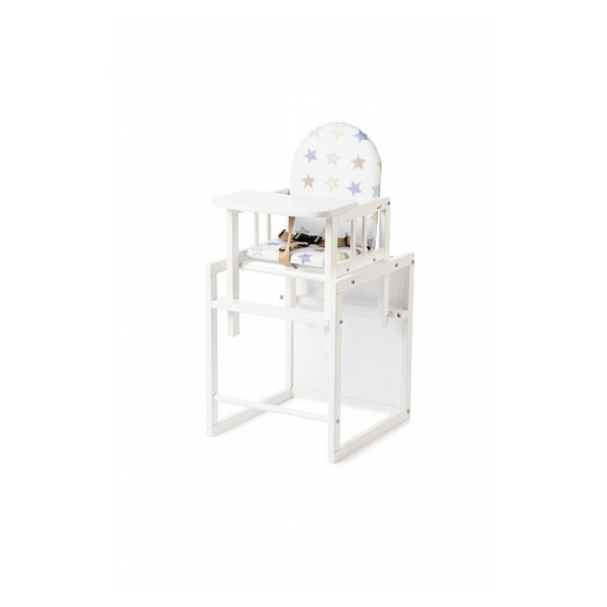 GEUTHER Chaise haute combinée  bureau NICO couleur blanc Motifs Etoiles
