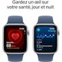 Voir la diapositive 5 : APPLE Montre connectée SE 40mm Argent/Denim S/M Cellular