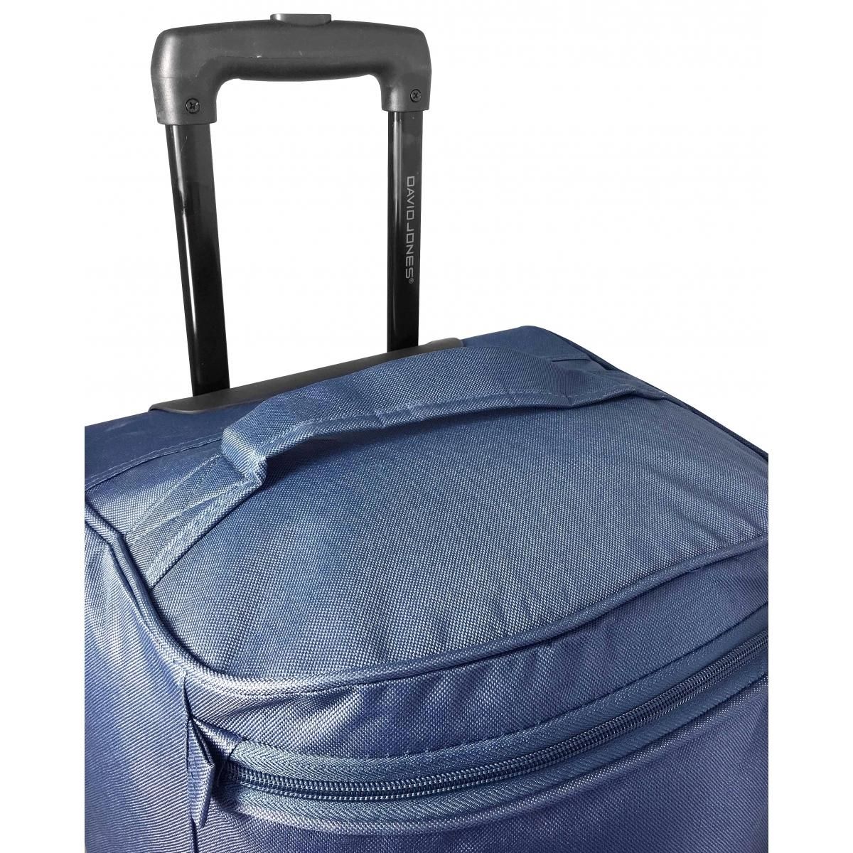 David Jones Sac de voyage avec roulettes 120L grand volume 76cm