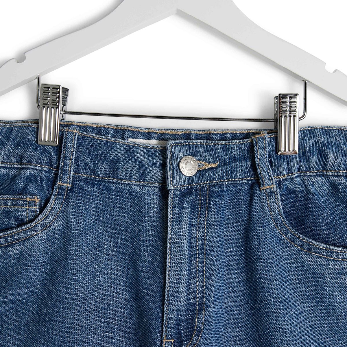 INEXTENSO Pantalon denim bleu fille  