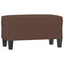 Voir la diapositive 2 : VIDAXL Banc Marron 70x35x41 cm Similicuir