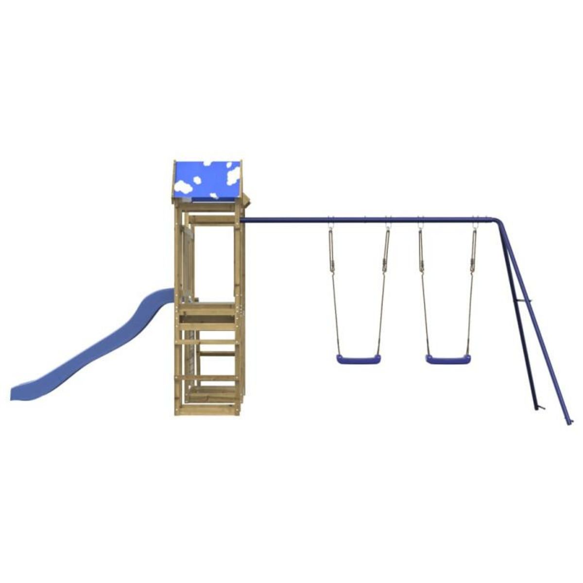 VIDAXL Aire de jeux d extérieur bois de pin imprégné