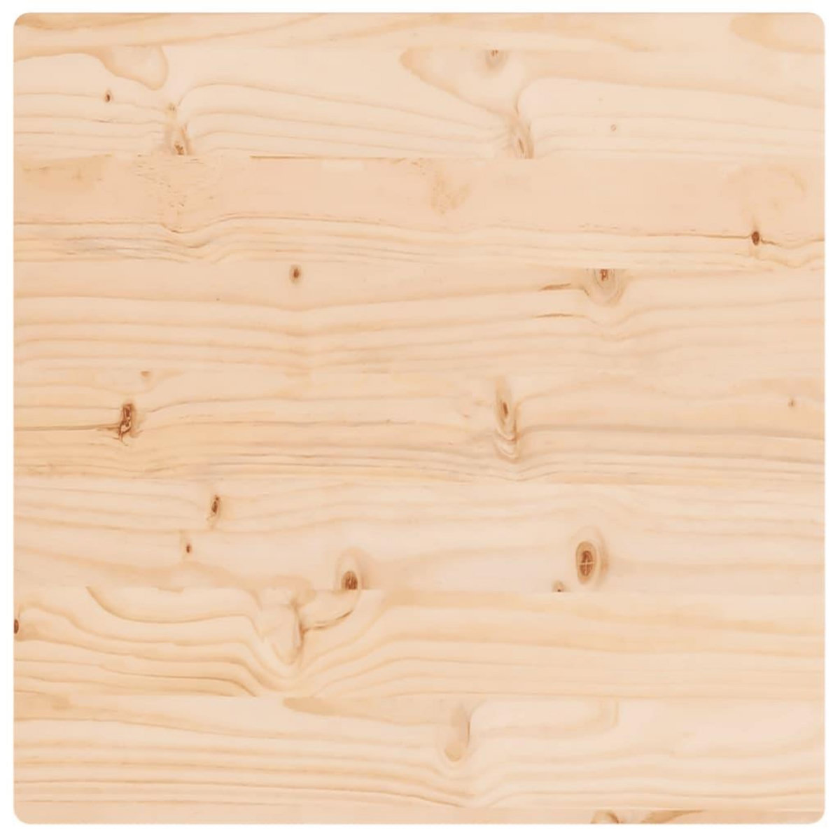 VIDAXL Dessus de table 60x60x2,5 cm bois de pin massif