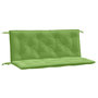 Voir la diapositive 2 : VIDAXL Coussins de banc de jardin lot de 2 vert melange tissu