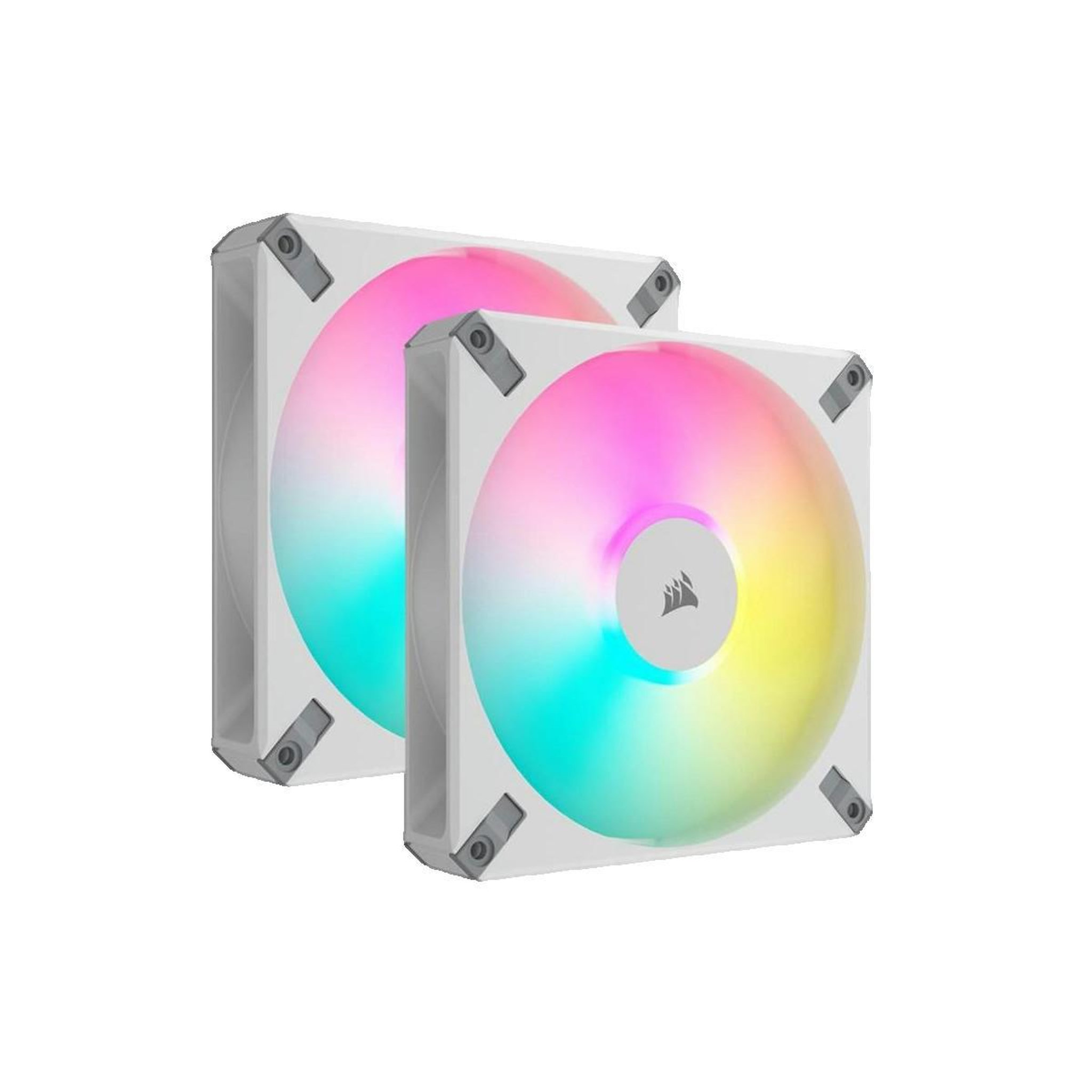 Voir la diapositive 3 : Corsair Ventilateur Corsair AF140 RGB ELITE Blanc