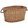 Voir la diapositive 1 : VIDAXL Panier a bois de chauffage poignees de transport 56x40x28 cm