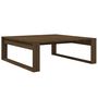 Voir la diapositive 2 : VIDAXL Table basse Chene marron 100x100x35 cm Bois d'ingenierie