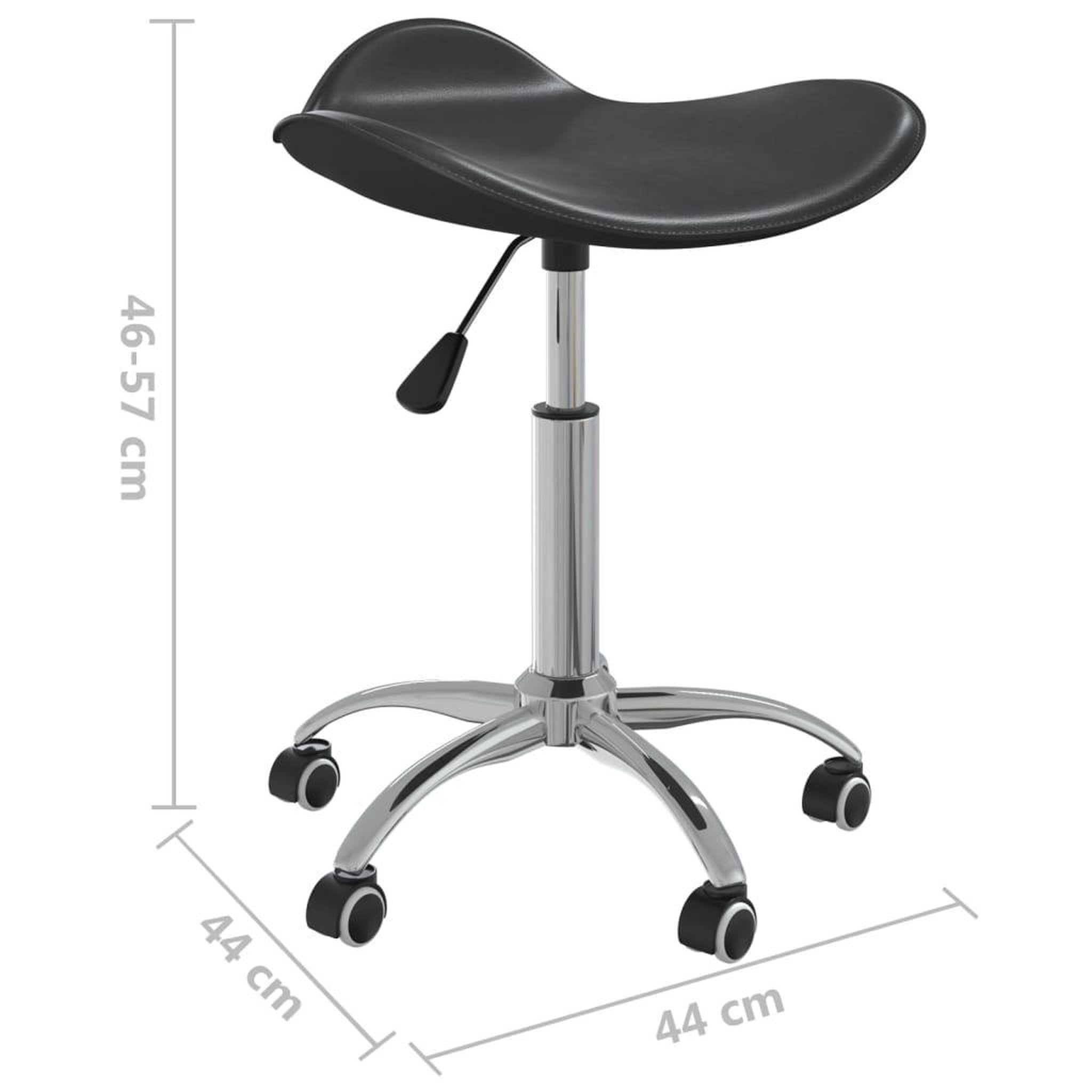 Voir la diapositive 6 : VIDAXL Chaise de bureau Noir Similicuir