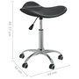 Voir la diapositive 6 : VIDAXL Chaise de bureau Noir Similicuir