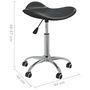Voir la diapositive 6 : VIDAXL Chaise de bureau Noir Similicuir