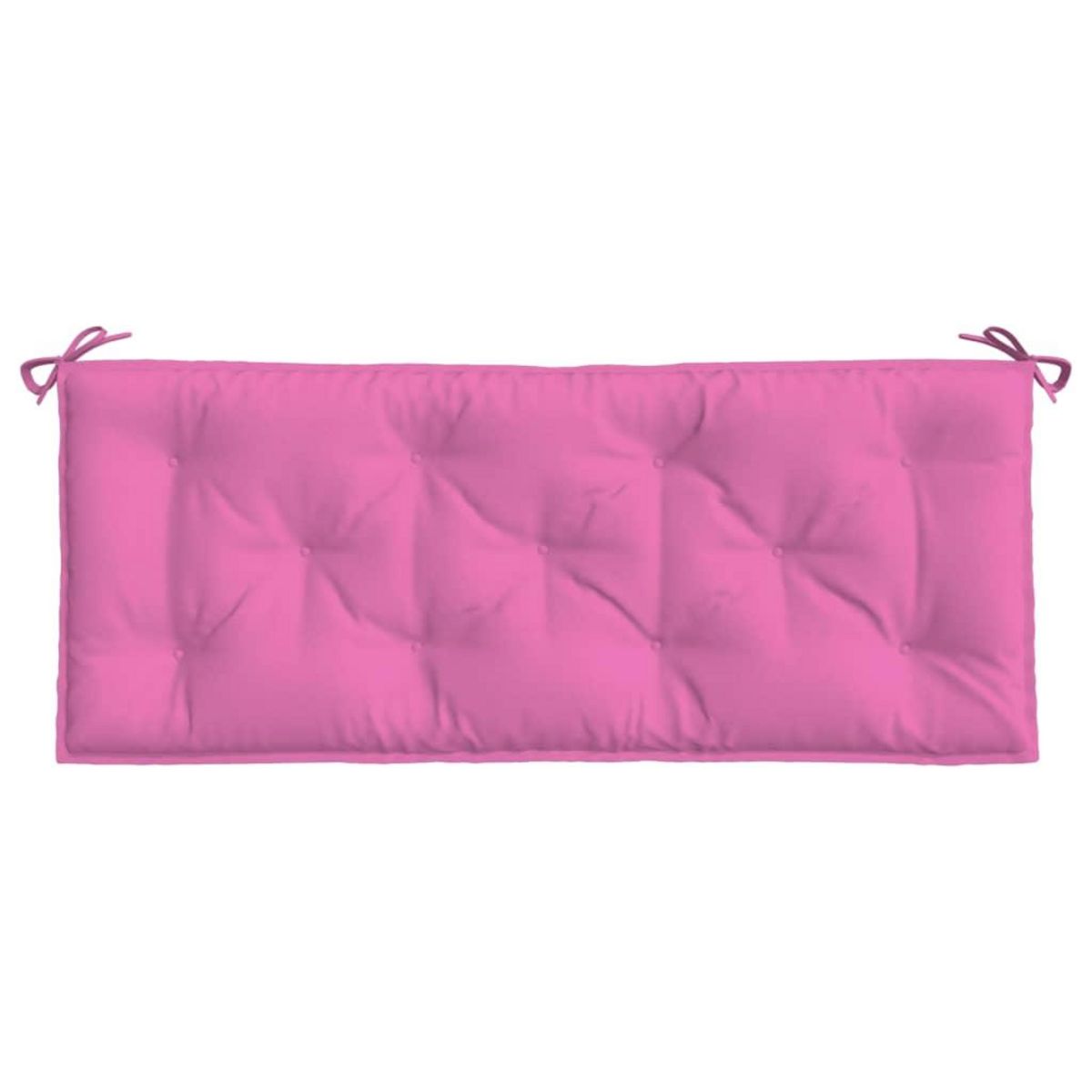 VIDAXL Coussin de banc de jardin rose 120x50x7 cm tissu