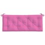 Voir la diapositive 4 : VIDAXL Coussin de banc de jardin rose 120x50x7 cm tissu